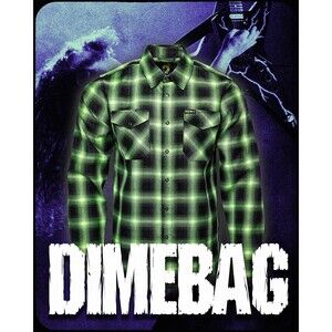 DIXXON Flannel x Dimebag Darrell Pantera Cowboys From Hell Sz L New In Hand!